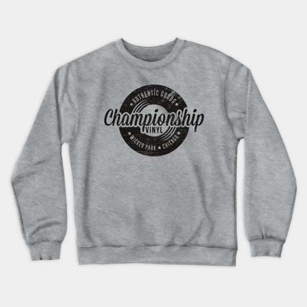 Championship Vinyl (worn look) Crewneck Sweatshirt by MoviTees.com